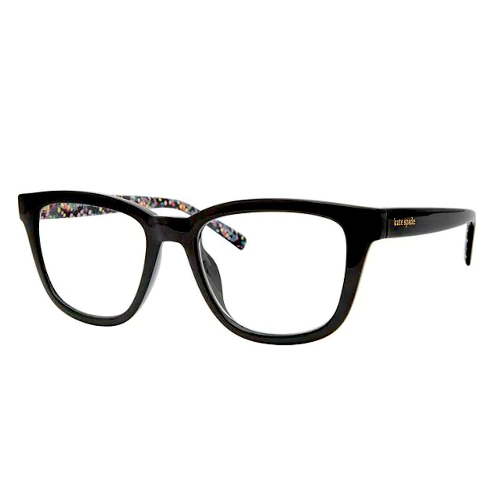 NEW Kate Spade Blue Light Blocker Jazelle Glasses Black Frame Fashion with Case